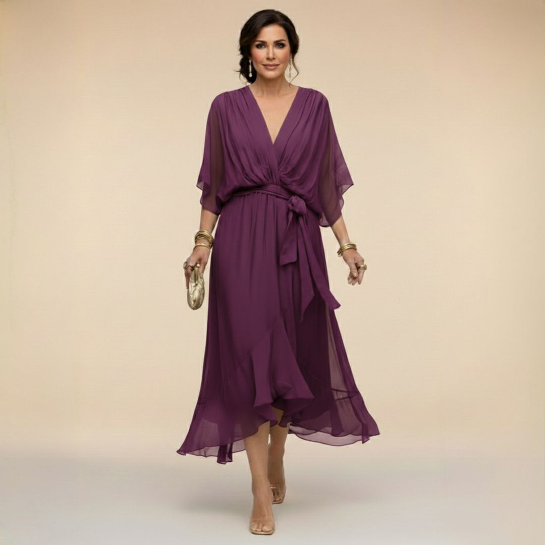 Signy fitted midi dress – image 9