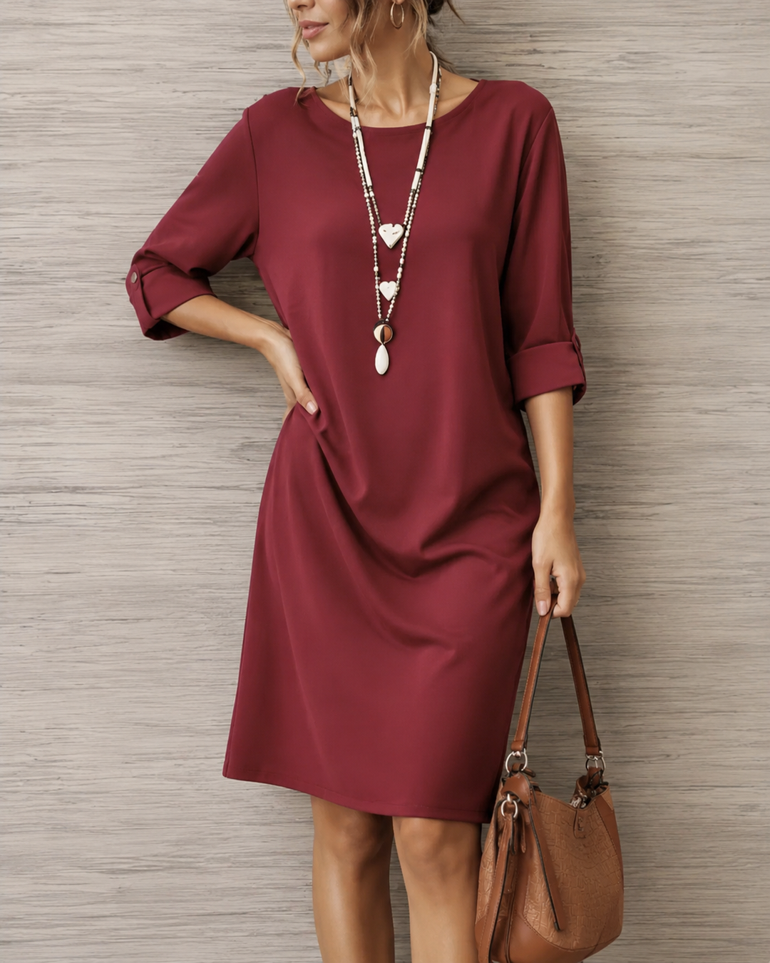 Tuva flowing midi dress – image 3