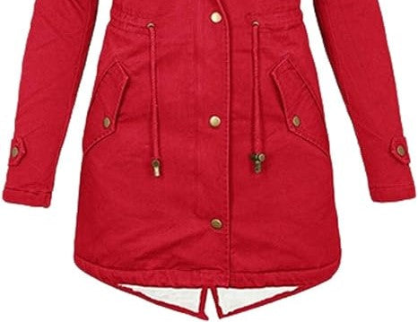 Kjellaug fleece lined winter jacket with detachable hood – image 7