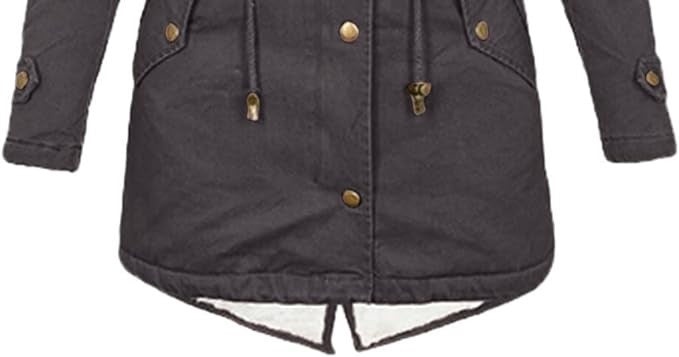 Kjellaug fleece lined winter jacket with detachable hood – image 6