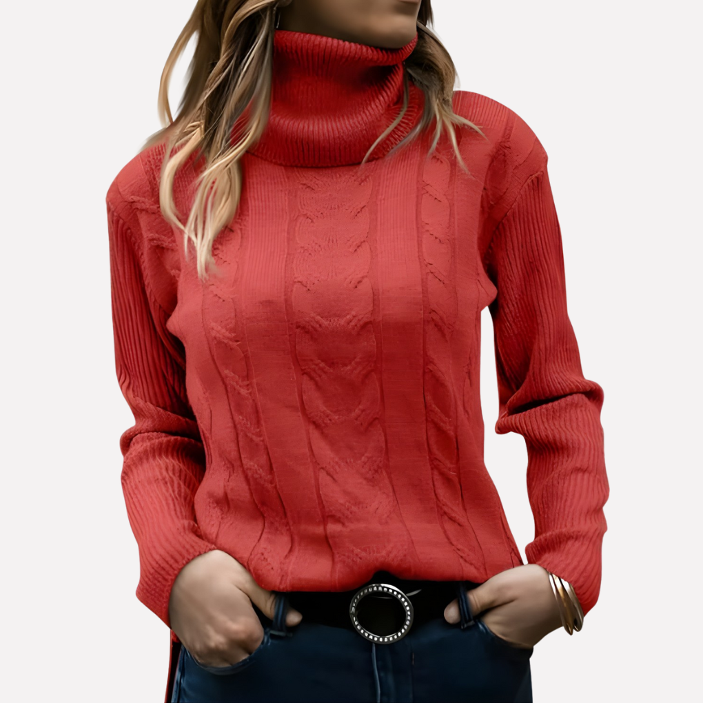 Vigdis relaxed turtleneck jumper – image 14