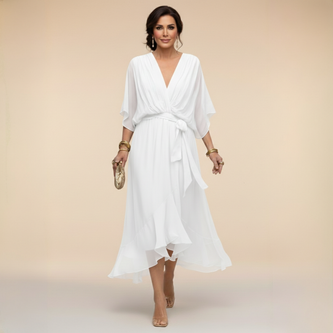 Signy fitted midi dress – image 8