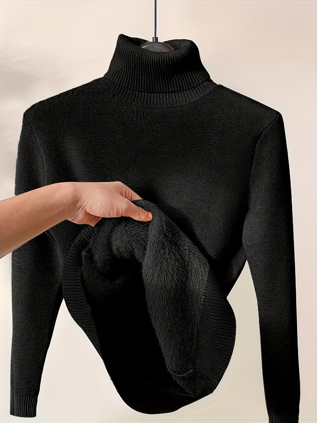 Femke high neck tunic jumper – image 2