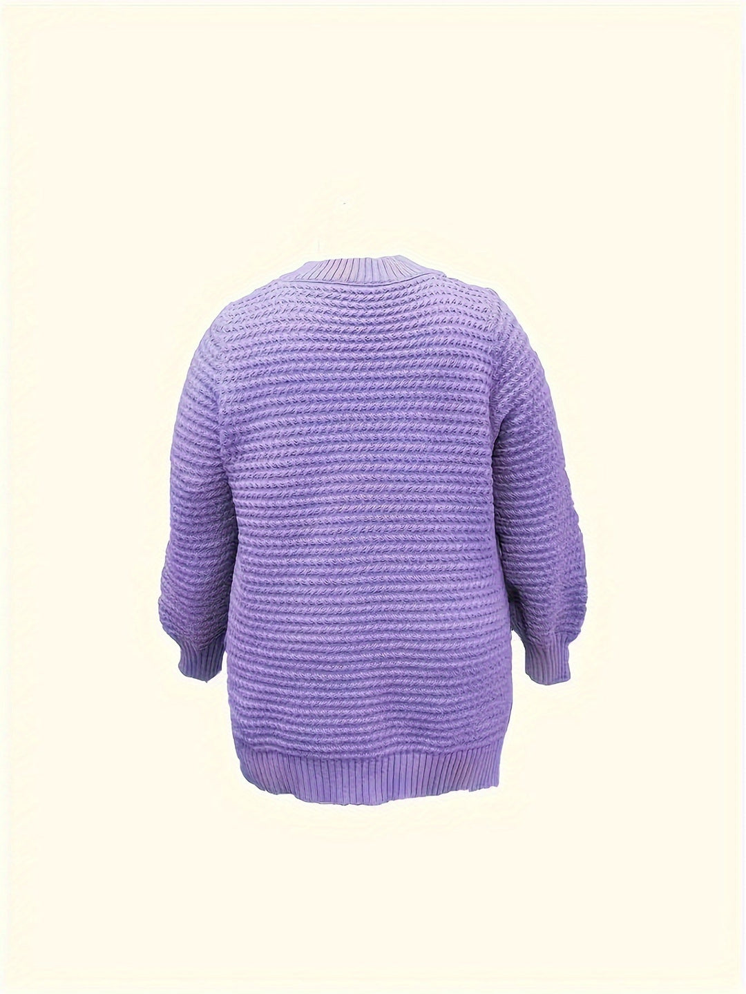 Margit oversized mock neck cable knit jumper – image 6