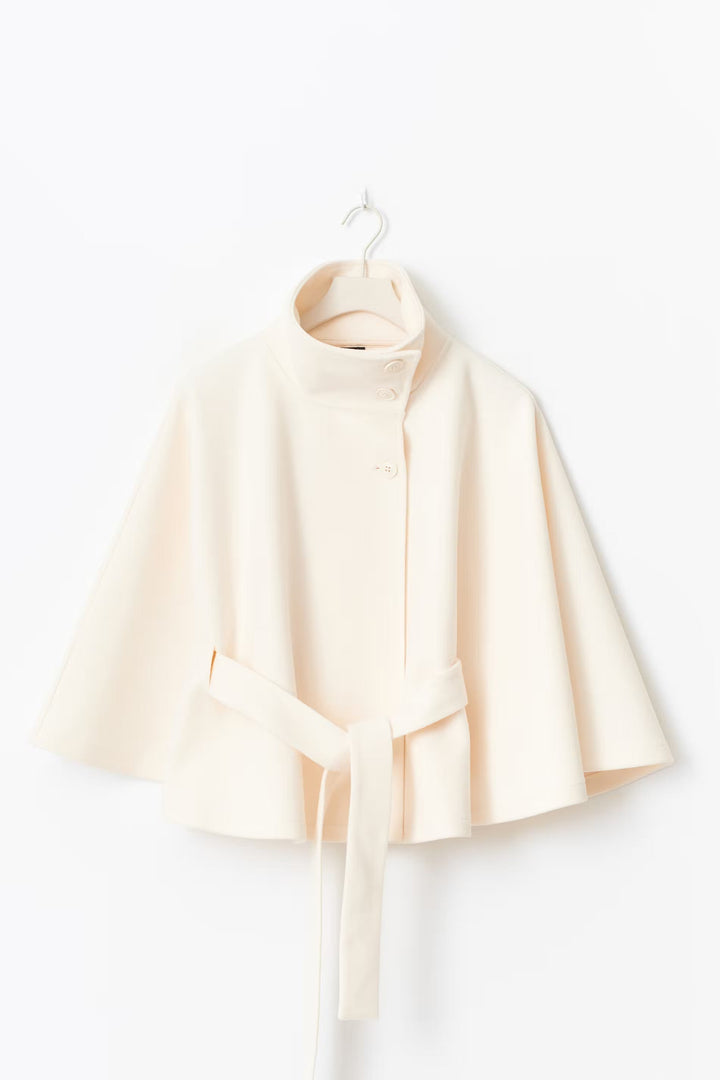 Cora belted cape coat – image 9