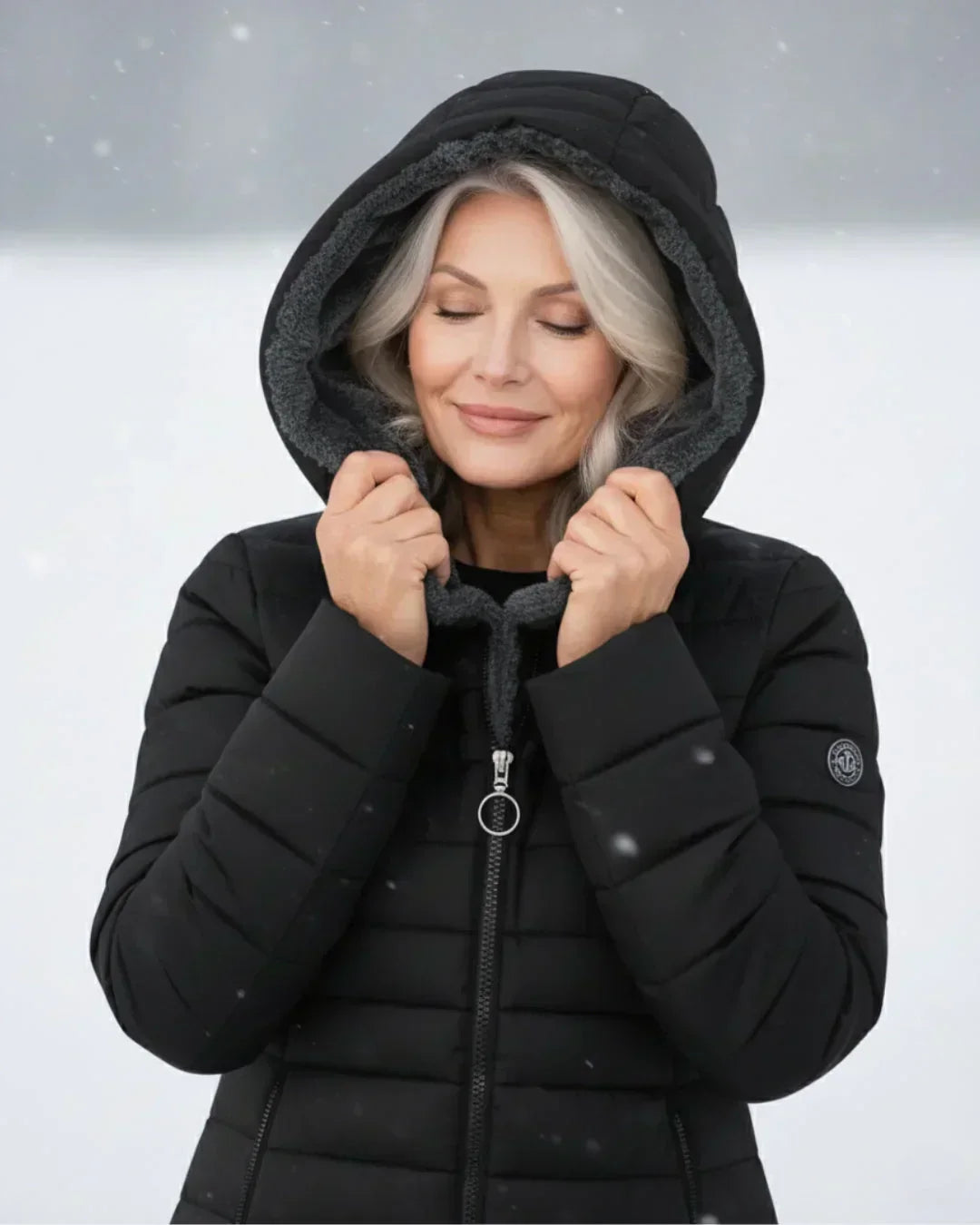 Dulcie Elegant Longline Padded Jacket - image 14