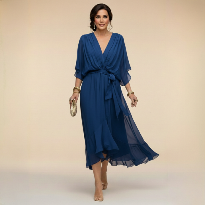 Signy fitted midi dress – image 4