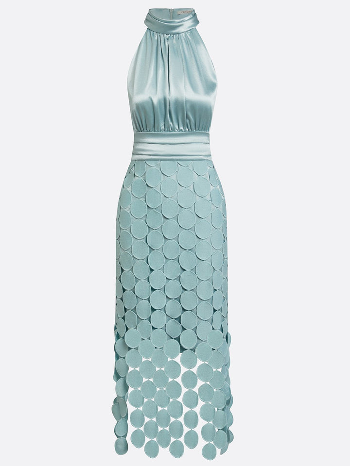 Helena halter neck midi dress – image 12