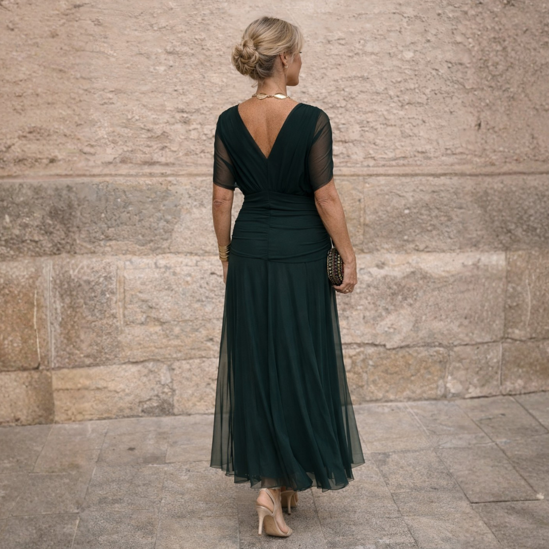 Gwyneth Elegant Off Shoulder Mermaid Maxi Dress - image 11