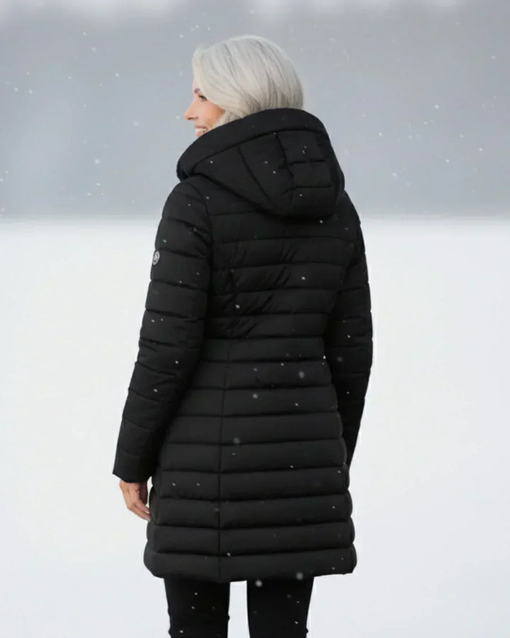 Dulcie Elegant Longline Padded Jacket - image 15