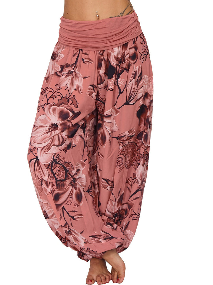 Cecilia Elegant Wide Leg Floral Print Trousers - image 2