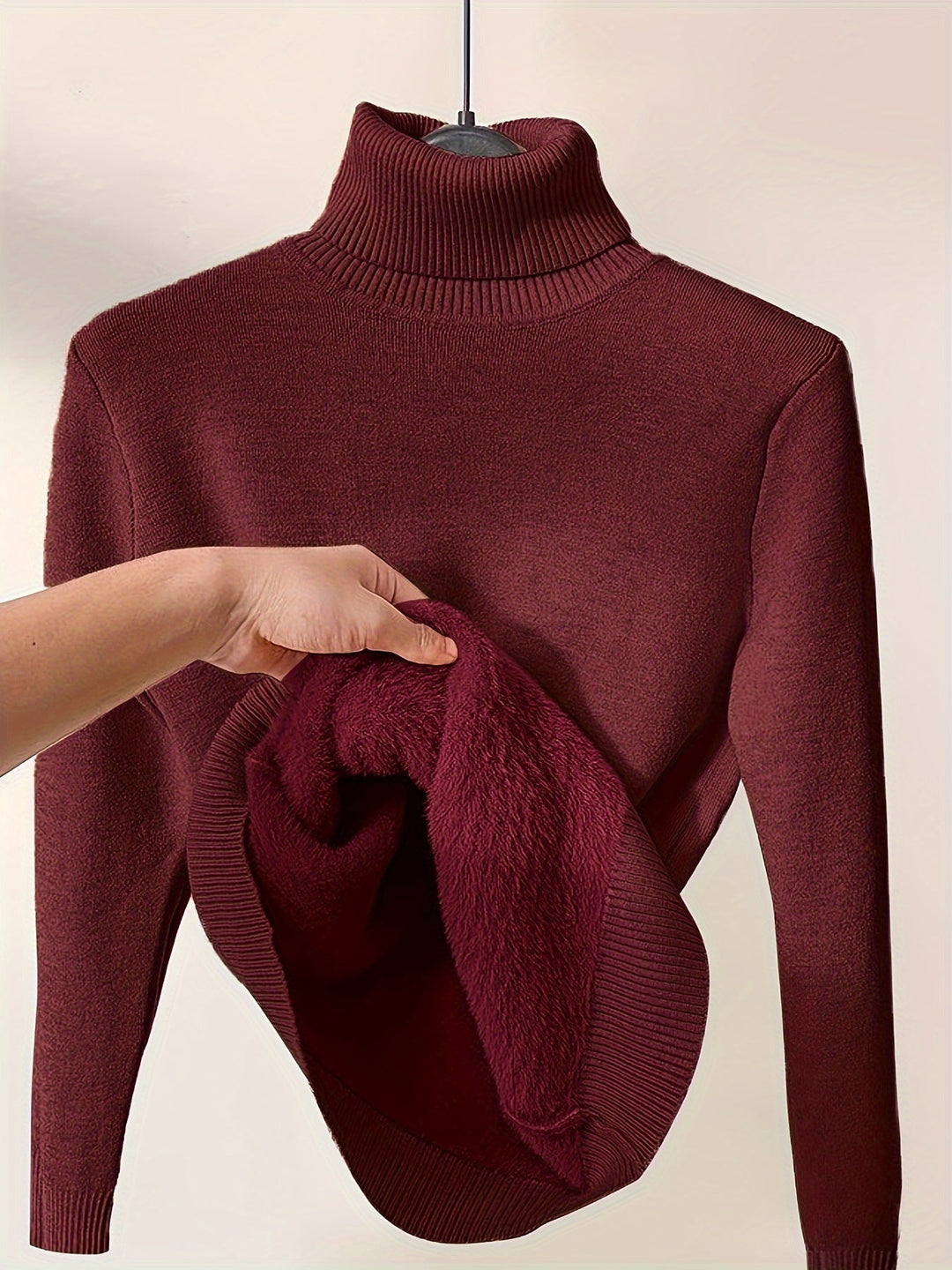 Femke high neck tunic jumper – image 5