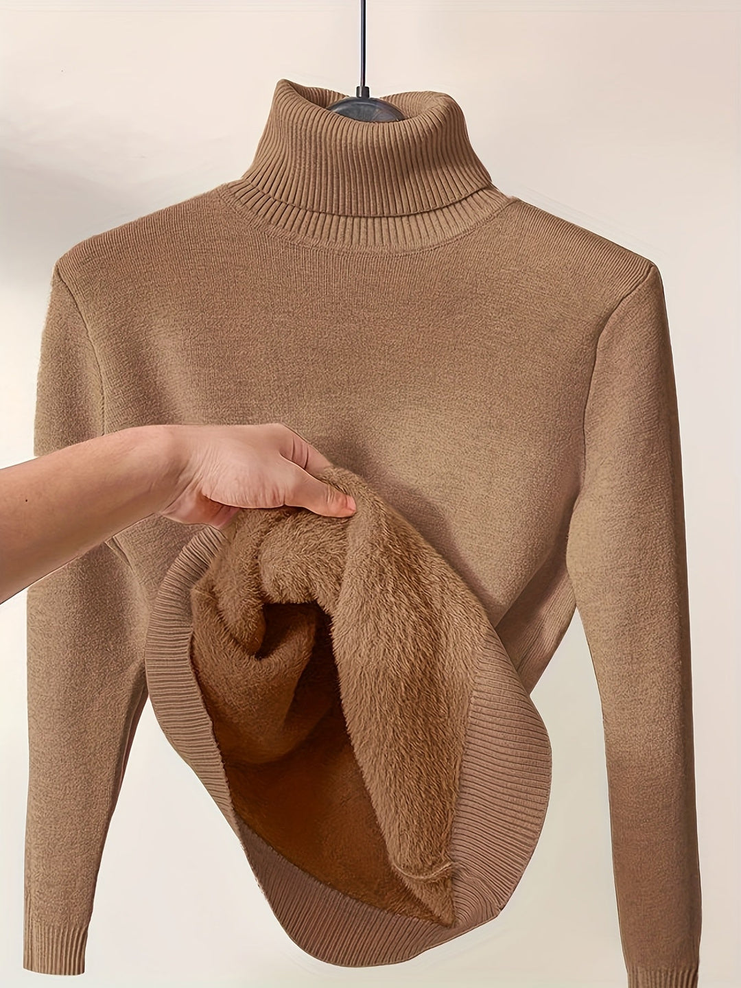 Femke high neck tunic jumper – image 4