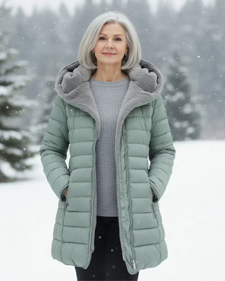 Dulcie Elegant Longline Padded Jacket - image 2