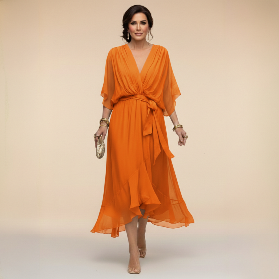 Signy fitted midi dress – image 11