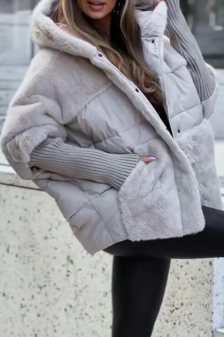Cassandra hooded winter bomber jacket – image 10