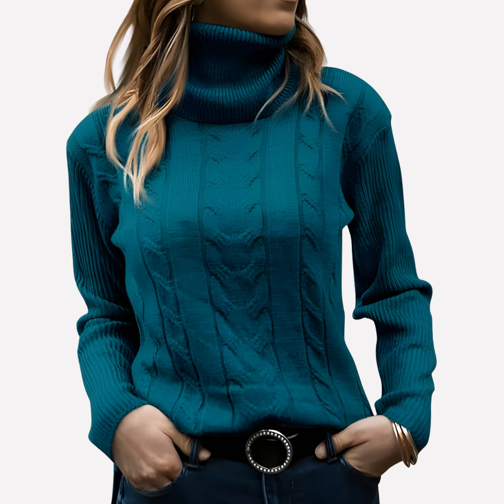 Vigdis relaxed turtleneck jumper – image 17