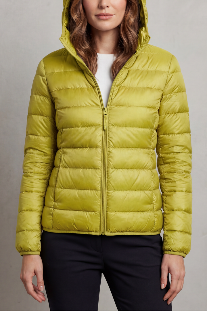Sabrina Elegant Lightweight Packable Hooded Puffer Jacket - image 29