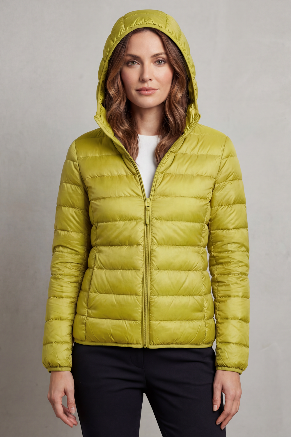Sabrina Elegant Lightweight Packable Hooded Puffer Jacket - image 30