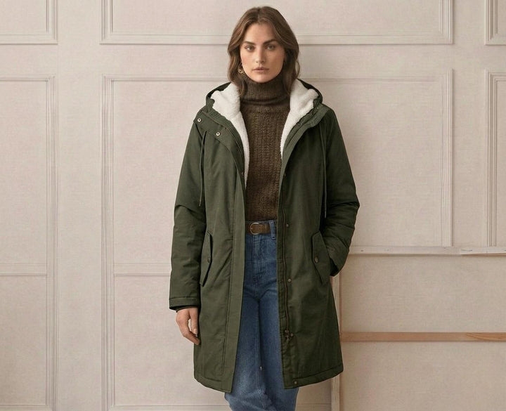 Gunvor fleece lined winter parka with hood – image 18