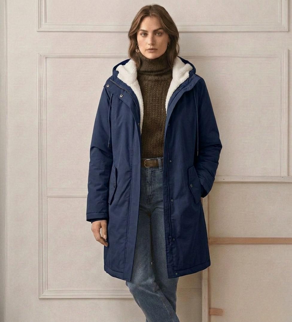 Gunvor fleece lined winter parka with hood – image 11