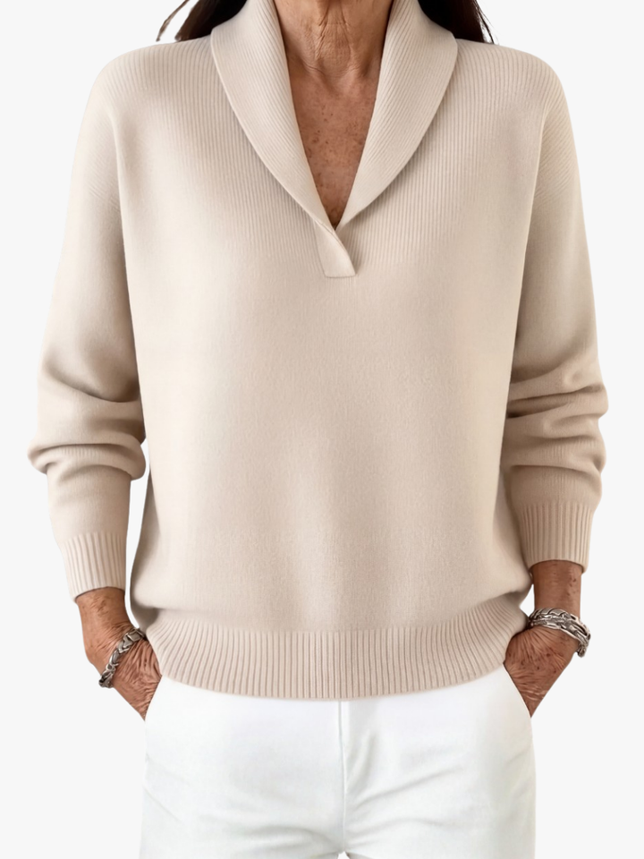 Sienna relaxed v neck knit jumper