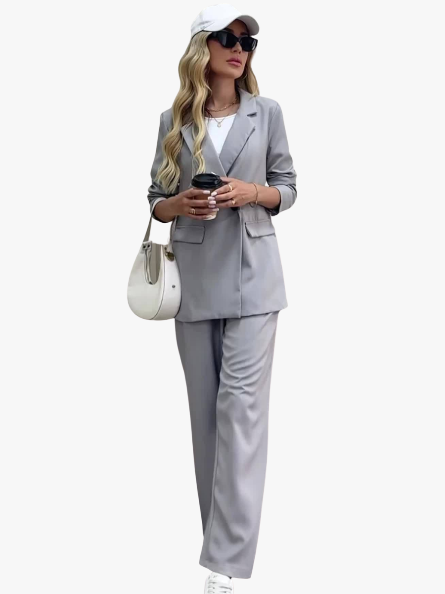 Bianca two piece blazer and trouser suit set
