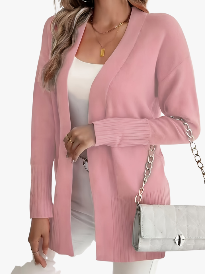 Odalie longline knit cardigan – image 11