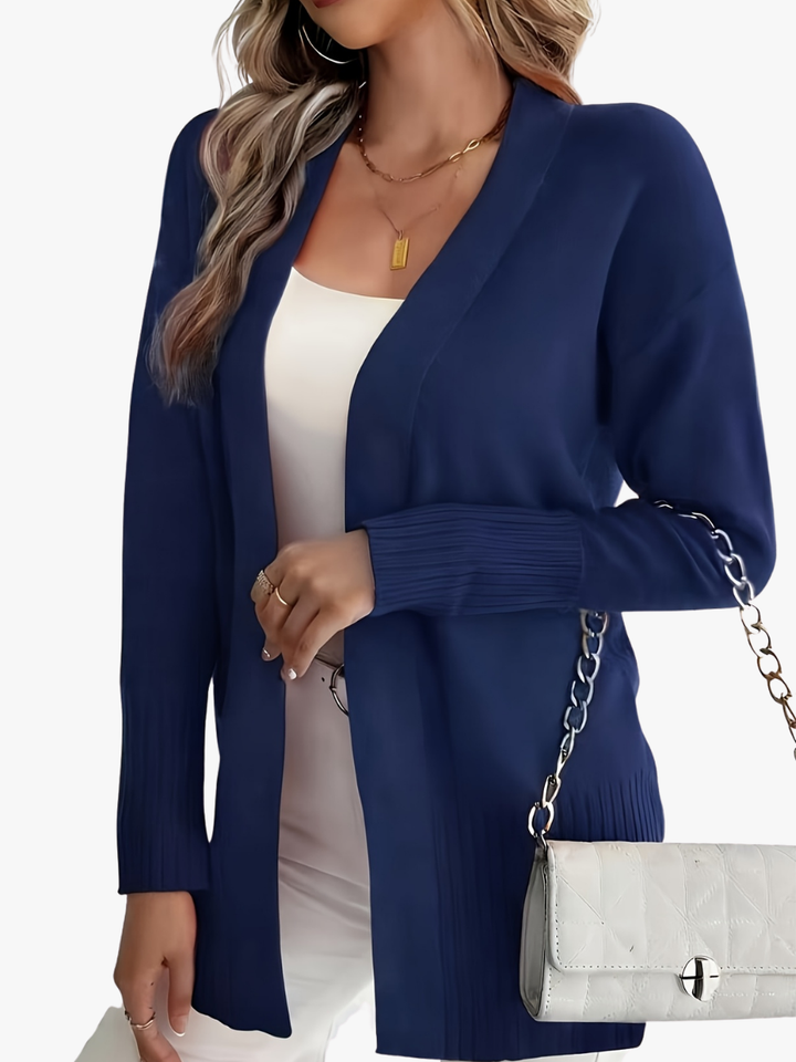Senna longline open knit cardigan – image 9