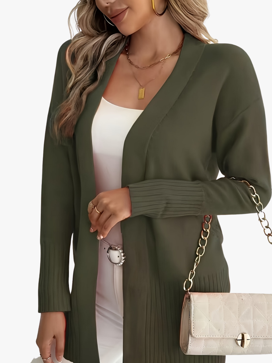 Odalie longline knit cardigan – image 10