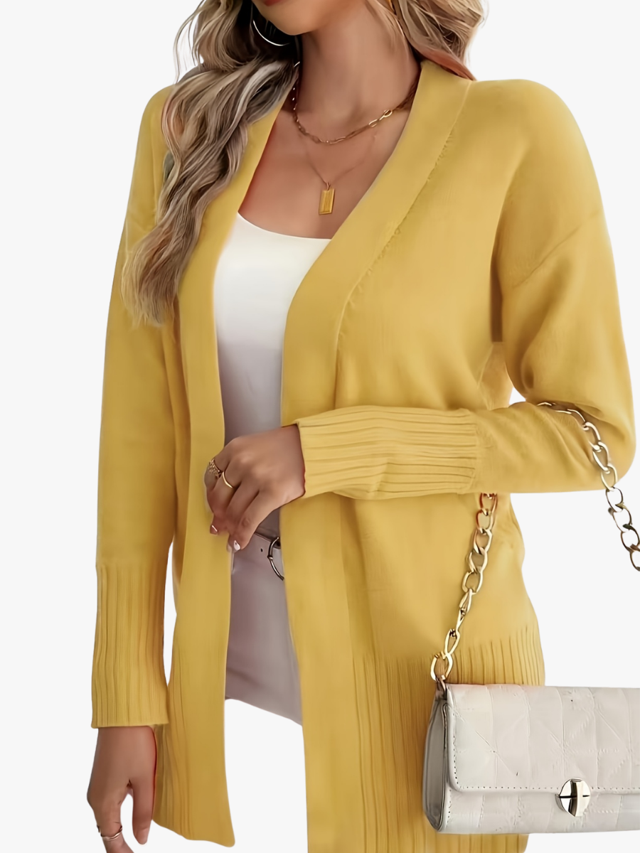 Senna longline open knit cardigan – image 6