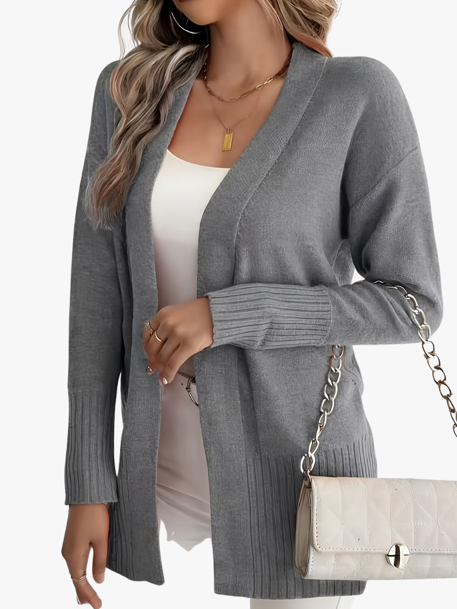 Odalie longline knit cardigan – image 13