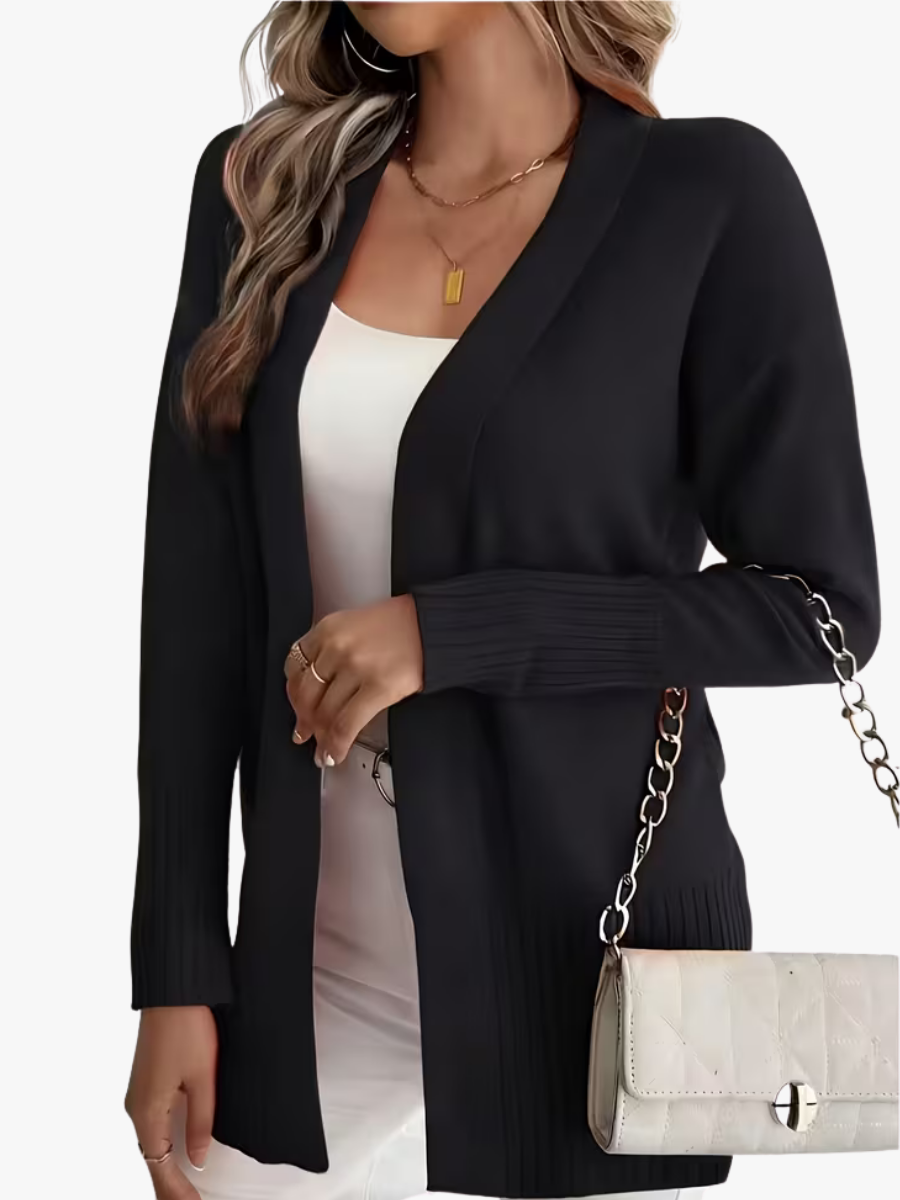 Odalie longline knit cardigan – image 2