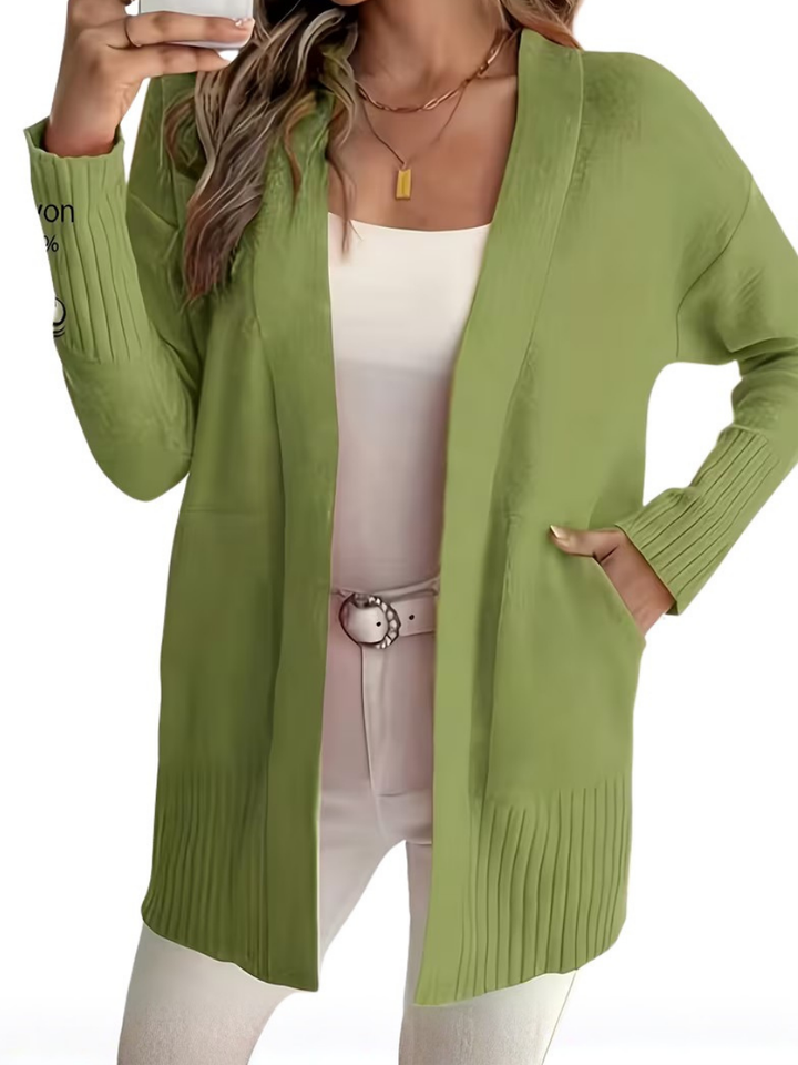 Odalie longline knit cardigan – image 7