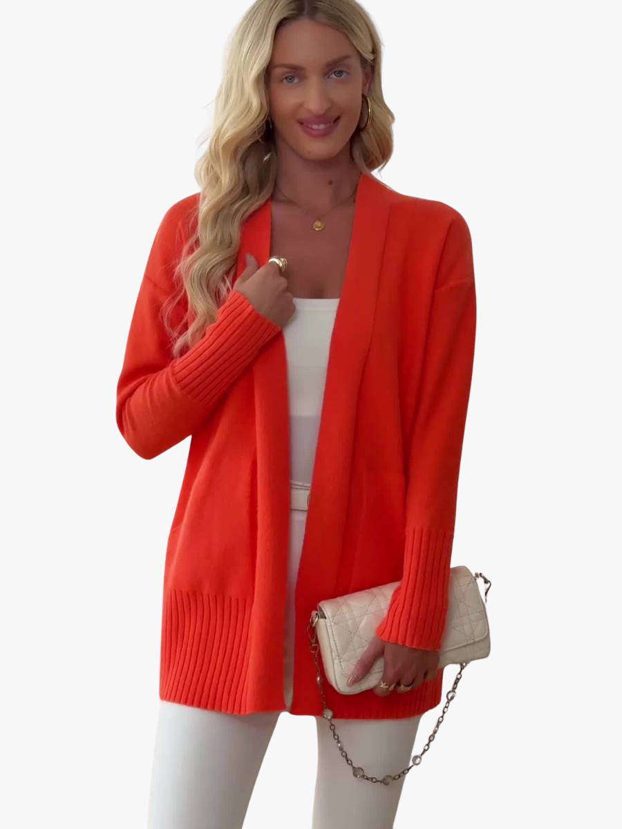 Odalie longline knit cardigan