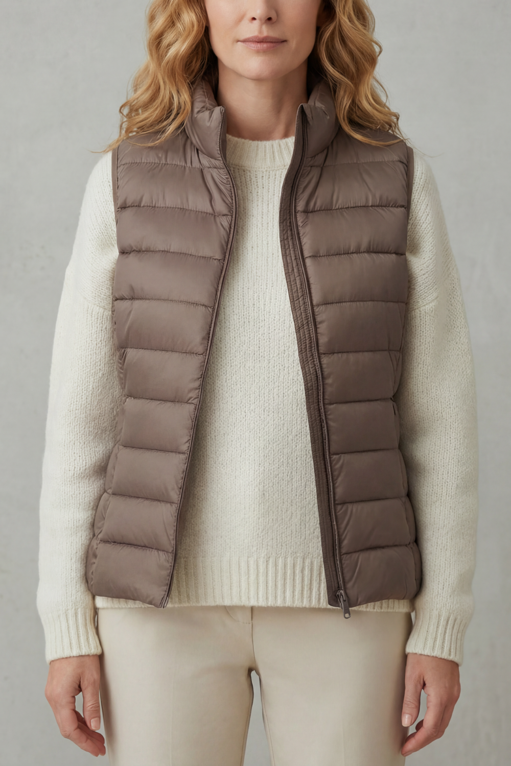 Johanna Elegant Lightweight Layering Puffer Gilet
