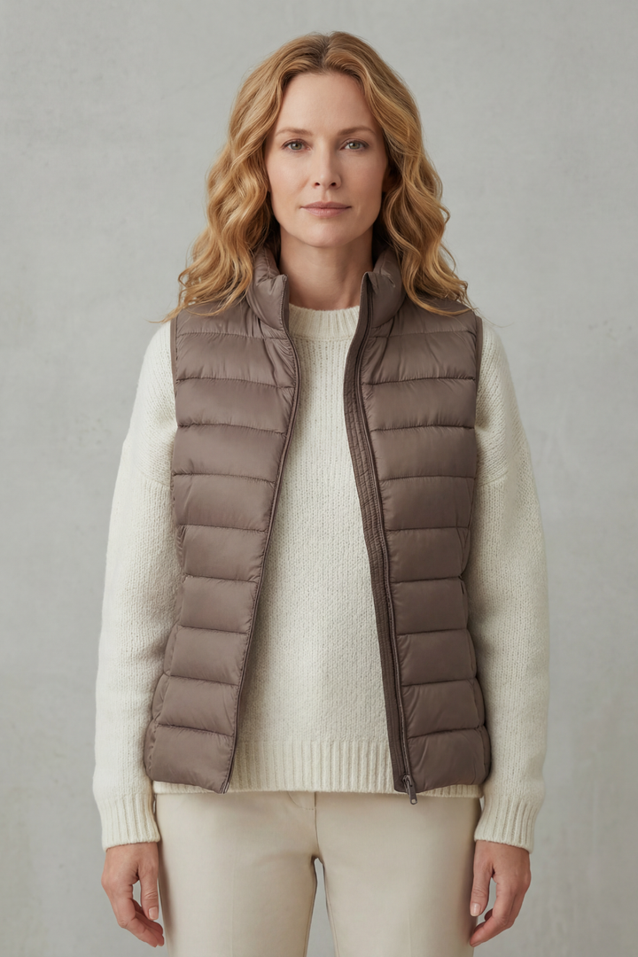 Johanna Elegant Lightweight Layering Puffer Gilet - image 2