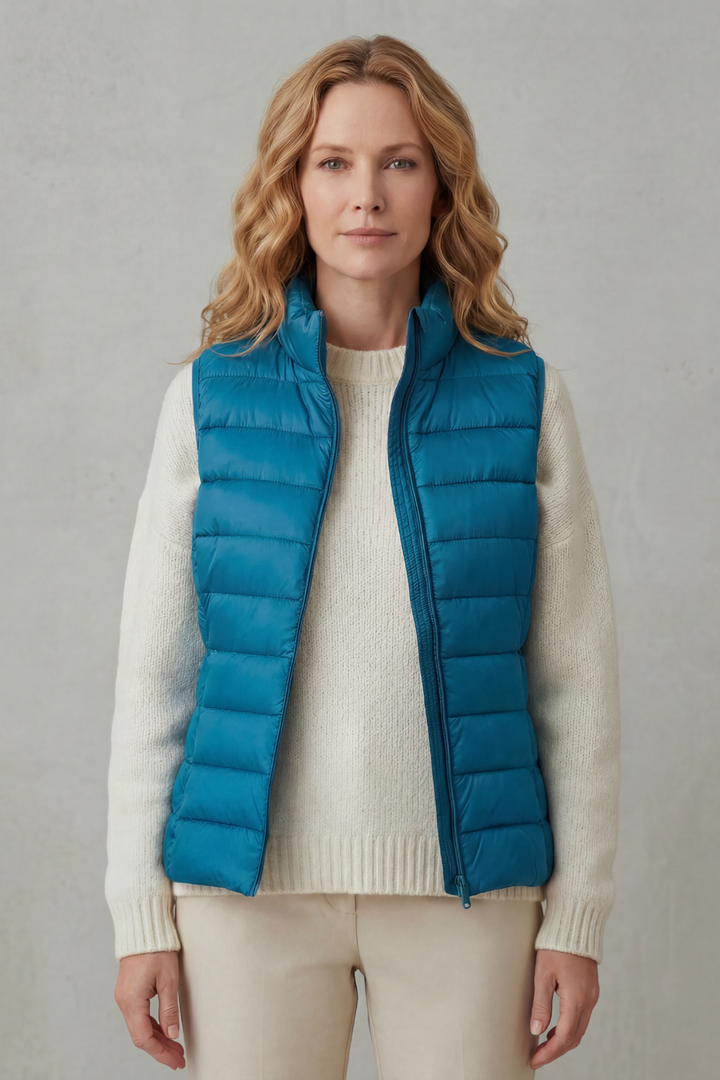 Johanna Elegant Lightweight Layering Puffer Gilet - image 24