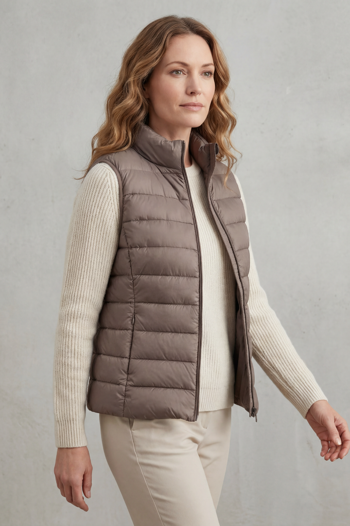 Johanna Elegant Lightweight Layering Puffer Gilet - image 3