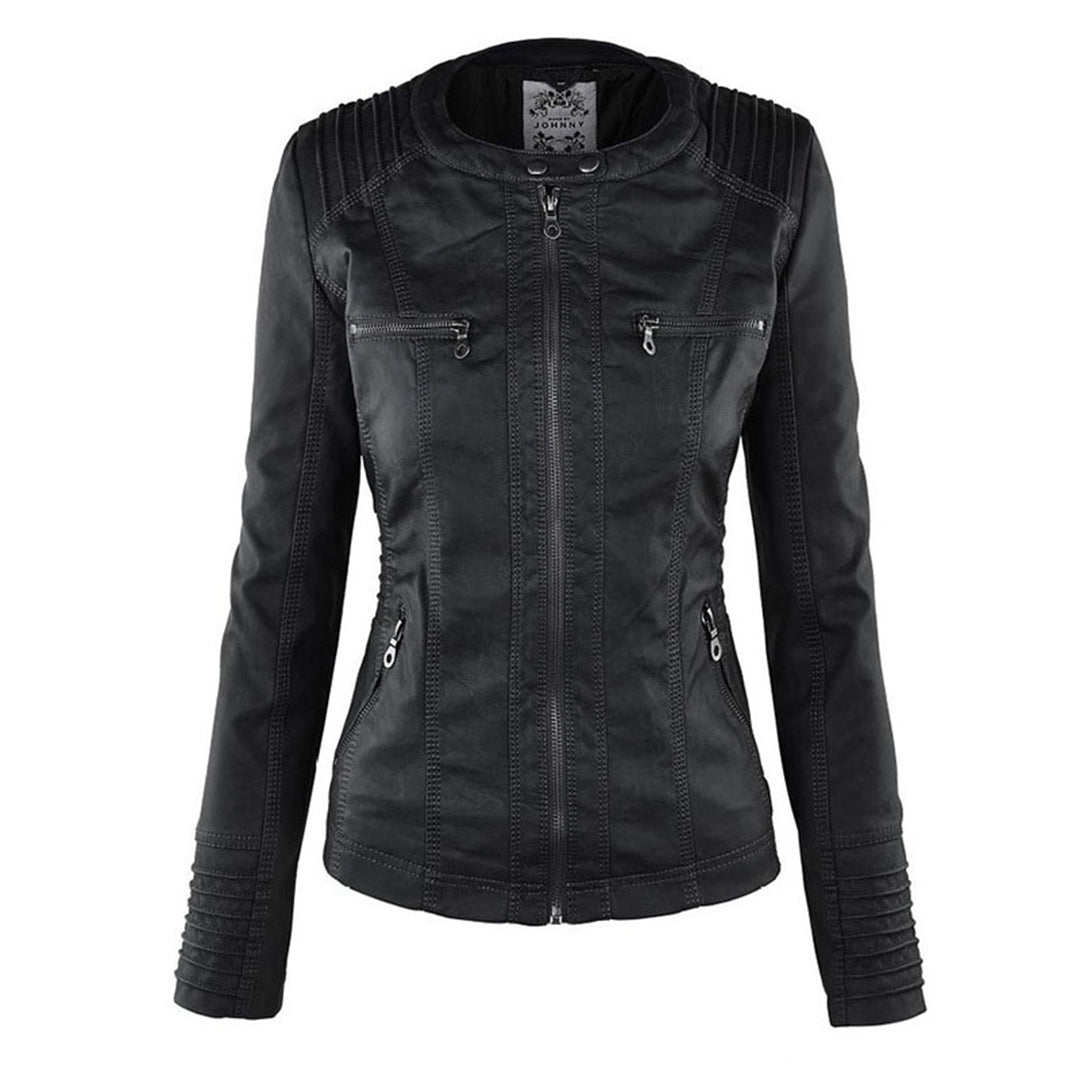 Anastasia fitted hooded jacket with zip pockets – image 8