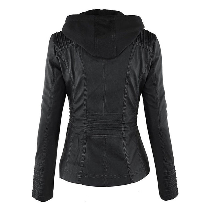Anastasia fitted hooded jacket with zip pockets – image 9