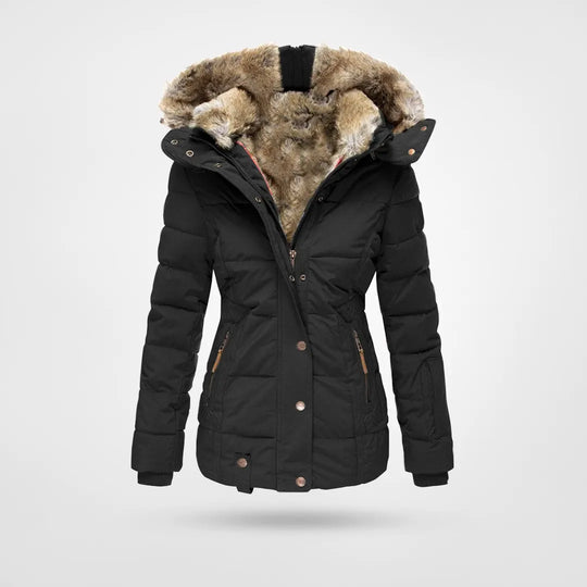 Amelia fleece lined hooded winter jacket – image 5