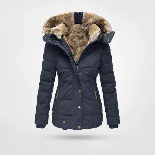 Amelia fleece lined hooded winter jacket – image 8