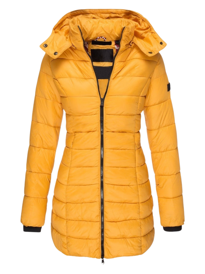 Bettany longline padded coat with detachable hood – image 5
