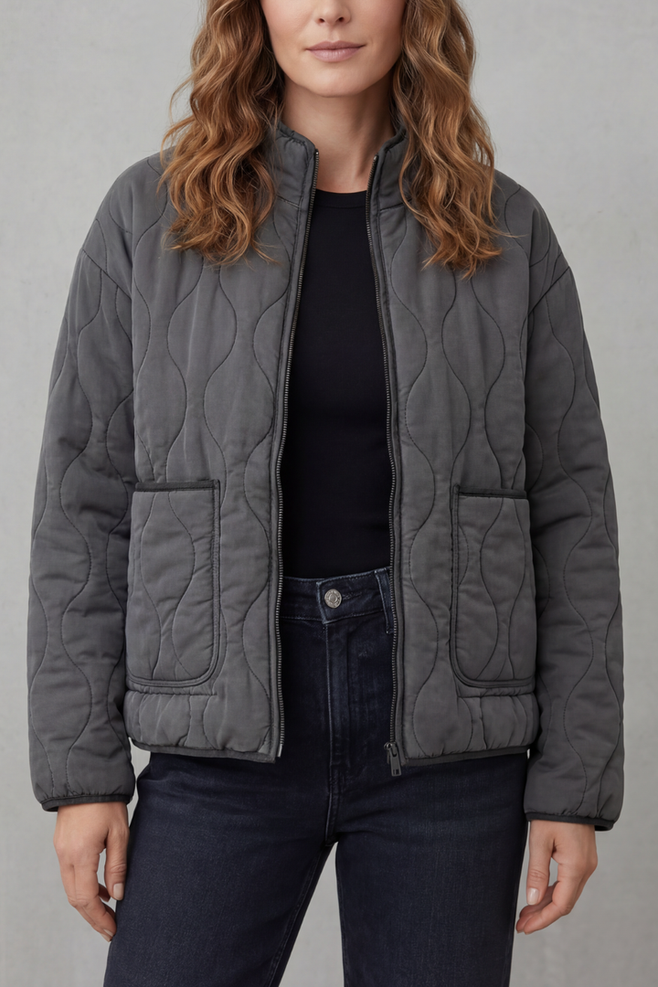 Flora classic quilted puffer jacket