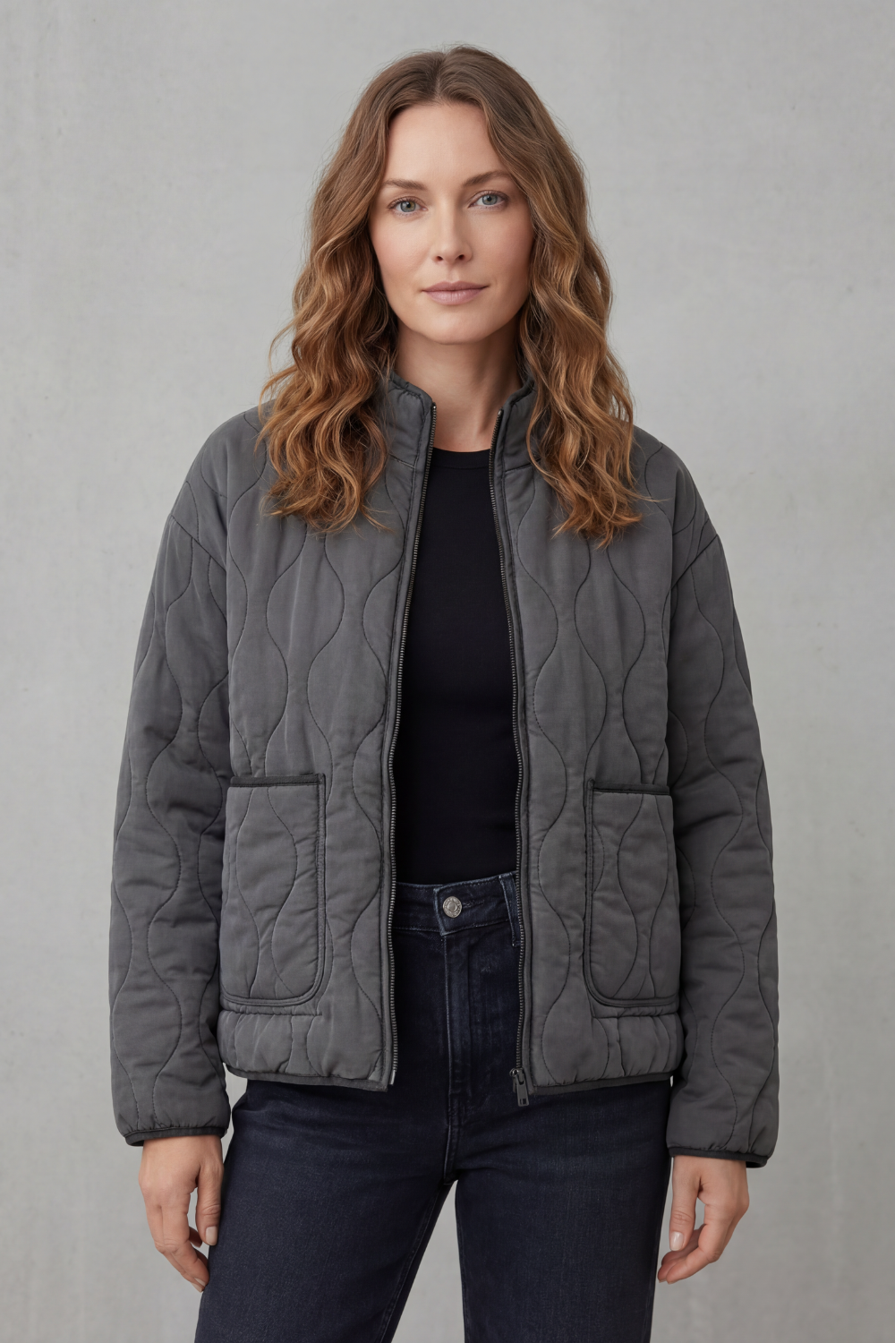 Flora classic quilted puffer jacket – image 2