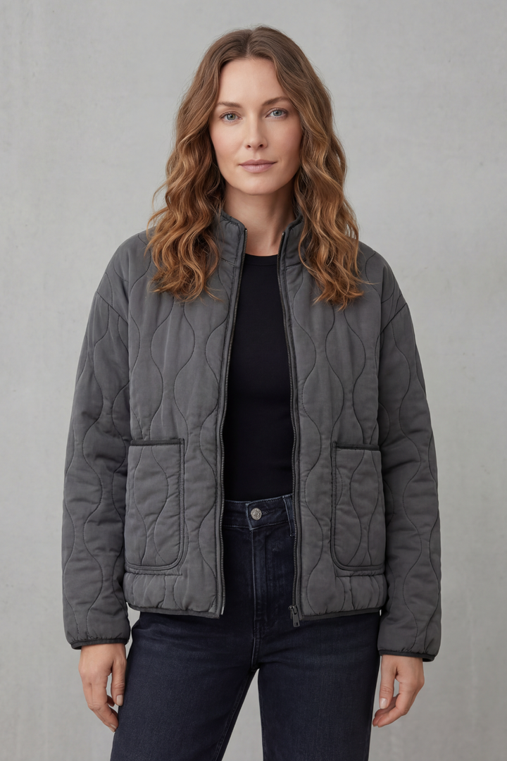 Flora classic quilted puffer jacket – image 2