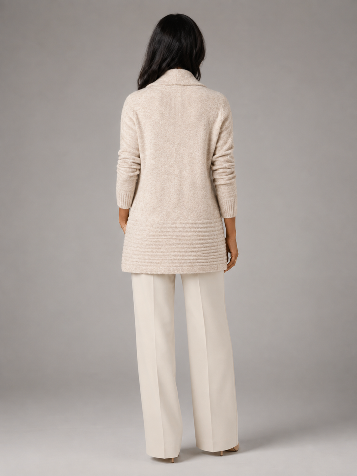 Judith shawl collar cardigan sweater with pockets – image 9