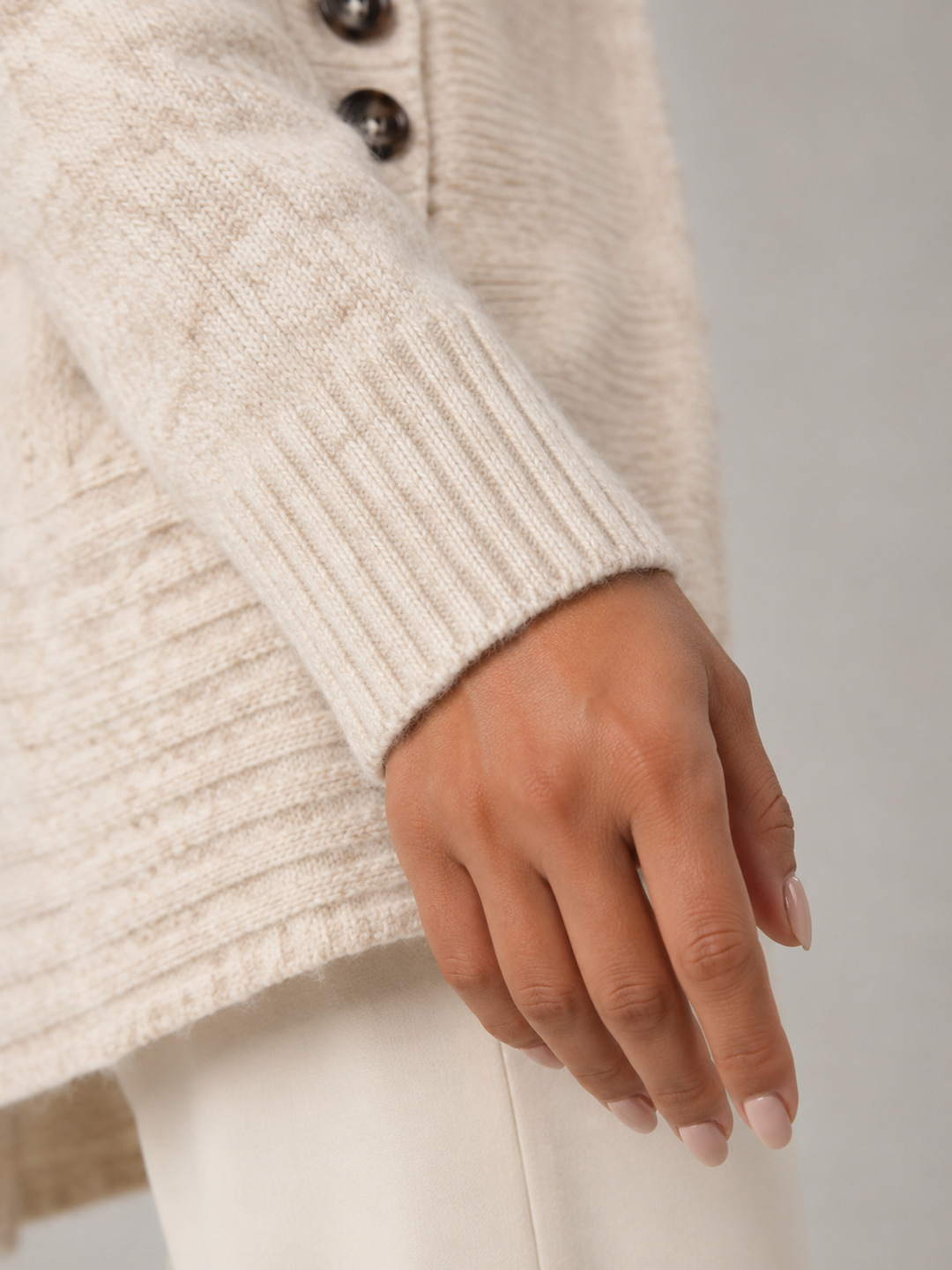 Judith shawl collar cardigan sweater with pockets – image 8