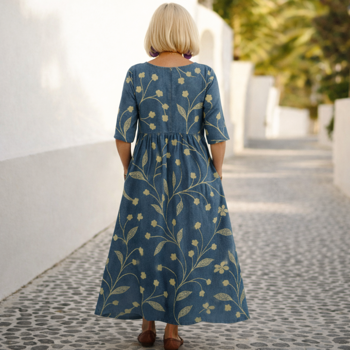 Olivia floral midi dress – image 9